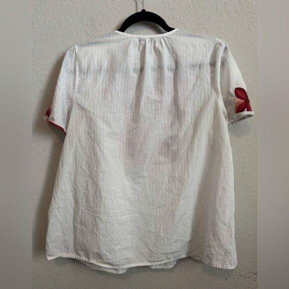 Madewell Embroidered‎ Fable Boho Festival Top Size Large - Picture 2 of 4